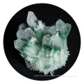 Natural green ghost crystal cluster ornament